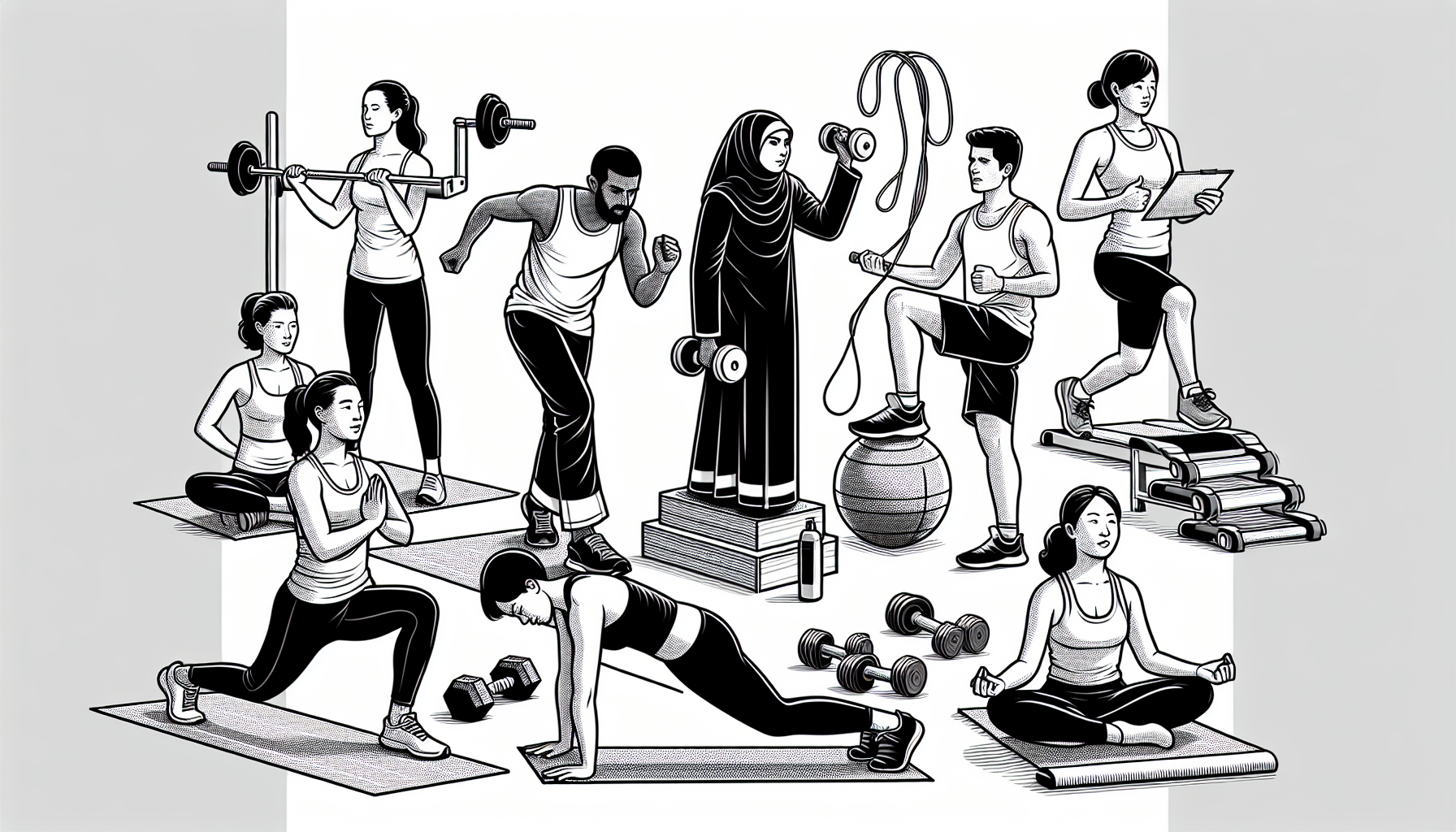 workout routines image